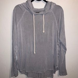Aerie hooded shirt